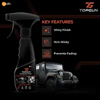 Topgun Premium Dashboard Shiner Premium Dashboard Dresser (Polish, Shiner) 250 ml  for Car Interior, Leather Seat and Cover-thumb1