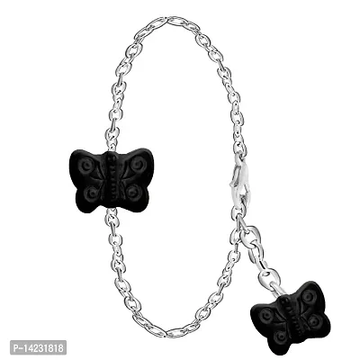 Black Butterflies Pearl Chain Bracelet For Women-thumb2