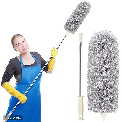 Microfiber Feather Duster Bendable  Extendable Fan Cleaning Duster with 100 inches Expandable Pole Handle Washable Duster-thumb3