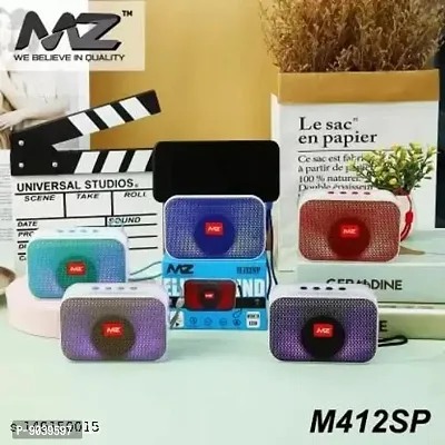 MZ M412SP ynamic Thunder Sound With High Bass 5 W Bluetooth Speaker (Multicolor, Stereo Channel)-thumb0