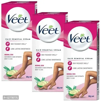 Veet Cream for Hair Removal 30 gm Each (Pack of 3)