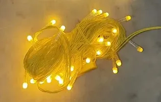 Pixel led light 12 Meter 40 led Warm White LED Rice String and Series Light (Pack of 1)-thumb1