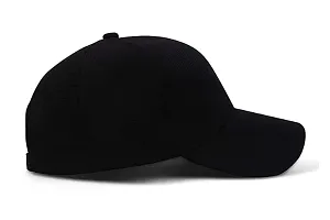 Baseball Black Casual Cap Free Size Hat-thumb2