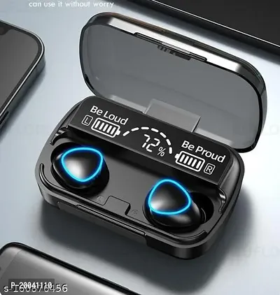 M10 TWS Bluetooth V5.1 in-Ear Wireless Earbuds with Up to 4 Hours Playback.-thumb0