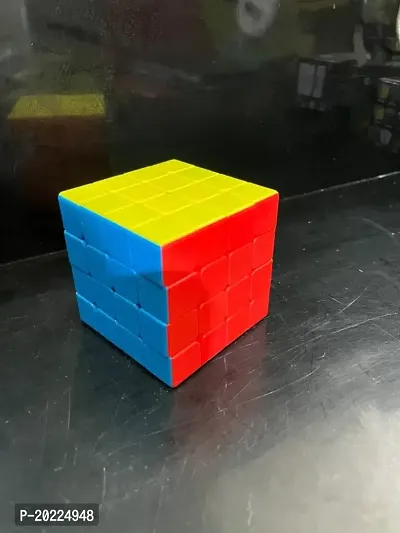 4x4 Speed Cube Stickerless Qiyuan S 4x4 Magic Cube Puzzle Brain Teaser, for kids.-thumb0