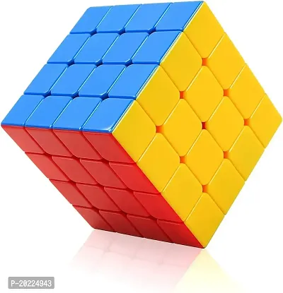 4x4 Sticker less Magic Cube Puzzle mind fresh gamming toy.-thumb3