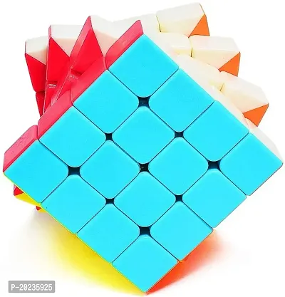 4x4 Cube, High Speed Stickerless Cube Puzzle for Kids, Brainstorming Cube for Kids Above 6 Years, BIS Approved.-thumb3
