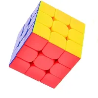 Stickerless Magic Speed Cube Puzzle (Cube 3 buy 3 ).-thumb2