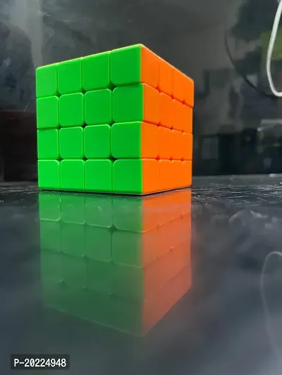 4x4 Speed Cube Stickerless Qiyuan S 4x4 Magic Cube Puzzle Brain Teaser, for kids.-thumb2