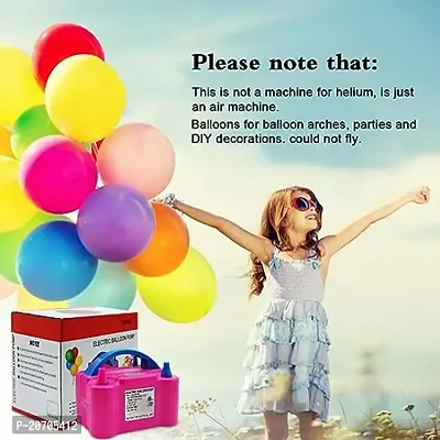 Electronic Balloon Pump (pink color), use for all Party.