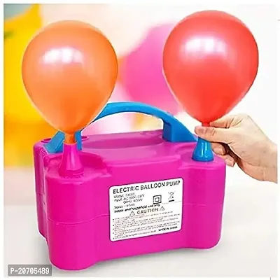 Electric Balloon Pump Machine / Balloon Blower Machine / Metallic Balloon Air Pump/ Balloon  Pump Two Nozzle Balloon Pumper Electronic-thumb2