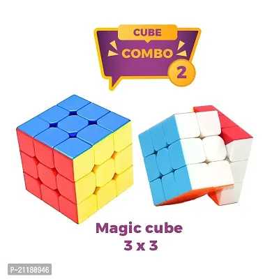 The  best toys Cube Combo is a set of 2 puzzle cubes, including a 3x3, 3x3 for children's and adult.-thumb0