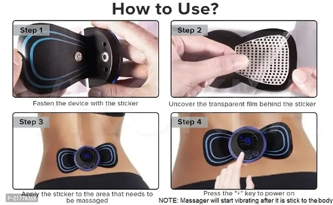 Body Massager Patch for Whole Body Neck Back Waist Arms Legs Aches (Without Remote control)-thumb2