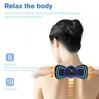 Portable Mini Massager Cervical Massage Soothing Pain, Body Massager Patch for Whole Body Neck Back Waist Arms Leg-thumb3