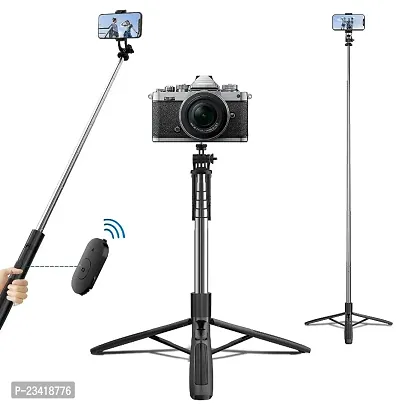 Camera Stand Selfie Sticks with Wireless Remote and Tripod Stand, 3-in-1 Multifunctional Selfie Stick with Tripod Stand Compatible with iPhone/OnePlus/Samsung/Oppo/Vivo and All Phones