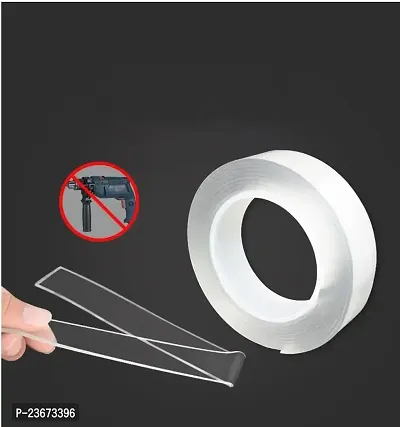 Strong Sticky  Transparent Strong Washable Reusable Anti Slip Nano Tape-thumb0