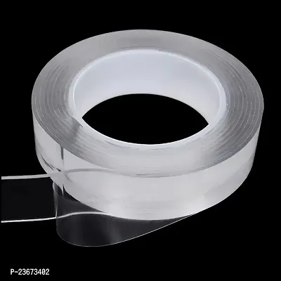 HEAVY  Grip Double Sided Tape Heavy Duty Transparent Strong Washable Reusable Anti Slip Nano Tape