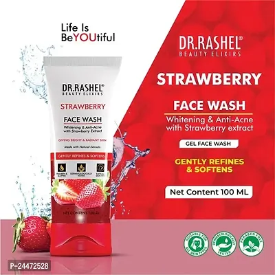 DR.RASHEL Strawberry Face Wash with Strawberry Extract for all Skin Type-thumb3