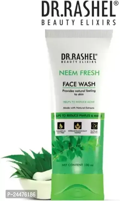 DR.RASHEL Neem Face Wash For Men  Women Concentrate for Deep Cleansing  Clove Purifying Face Wash With Active Neem Slices-thumb0