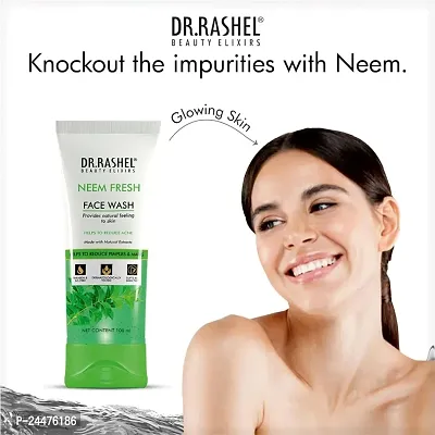DR.RASHEL Neem Face Wash For Men  Women Concentrate for Deep Cleansing  Clove Purifying Face Wash With Active Neem Slices-thumb4
