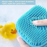 Body Brush - Bathing Brush for Skin Deep Cleaning Massage, Dead Skin Removal Exfoliating, for Men  Women Bath Brush with Soap Dispenser)(PACK OF 1 , multicolor)-thumb4