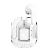 Ultrapods TWS Earbud, Bluetooth Earbuds with Display, Transparent Design, 20 Hrs Playtime with Fast Charging (WHITE)-thumb2