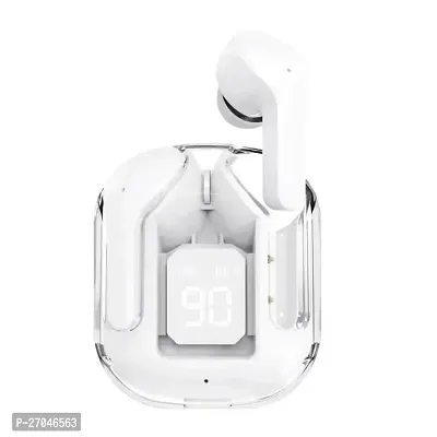 Ultrapods TWS Earbud, Bluetooth Earbuds with Display, Transparent Design, 20 Hrs Playtime with Fast Charging (WHITE)-thumb3