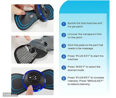 Electric Rechargeable PortableFull Body Mini Butterfly Massager  for Shoulder, Neck, Arms, Legs, Neck, Men/Women-thumb4