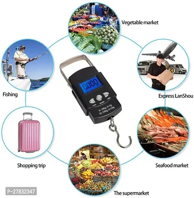 Electronic Balance Portable Hook Weighing Machine Digital Hanging Luggage Fishing Hook Scale Manual Weight-thumb5