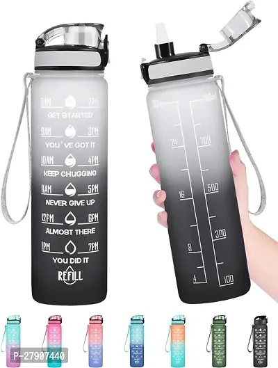 Motivational Sipper Water Bottle, 1ltr