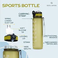 Motivational Sipper Water Bottle, 1ltr-thumb1