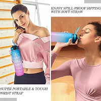 Motivational Sipper Water Bottle, 1ltr-thumb2