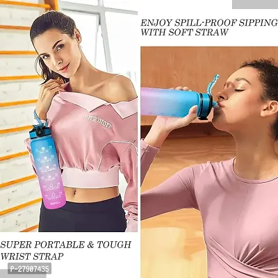 Motivational Sipper Water Bottle, 1ltr-thumb3