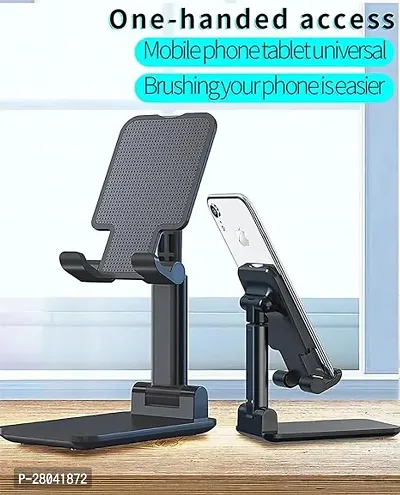 Hold Up Adjustable Cell Phone Stand, Foldable Portable Phone Stand Phone Holder for Desk-thumb3