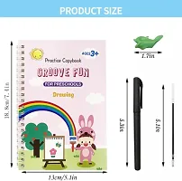 childrens magic copy book  (4 BOOK + 10 REFILL+ 1 Pen +1 Grip)-thumb2