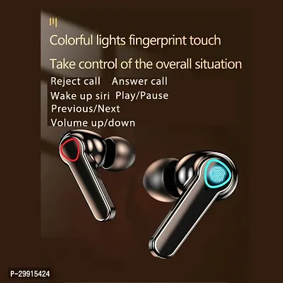 M-19 with Touch Control and Dual LED Charging Display with Microphone -Black-thumb2