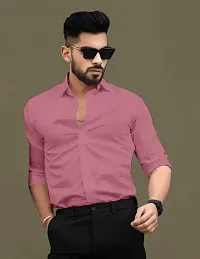 Stylish Men Cotton Long Sleeve Regular Fit Casual Shirt-thumb2