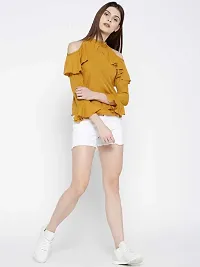 Womens Crepe Casual Full Sleeves Top-thumb2