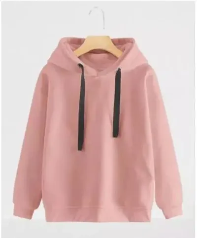 Trendy Fleece Hoodie Sweatshirt For Women