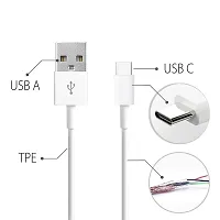 Type C to C Cable - 3.28 Feet (1 Meter) Compatible with Smartphone,White-thumb1