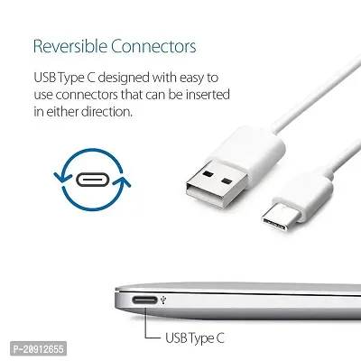 Type C to C Cable - 3.28 Feet (1 Meter) Compatible with Smartphone,White-thumb4