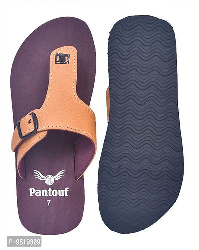 Pantouf Mens Slipper Flip Flops|Chappal Seruppu|Fashion Slipper-thumb5
