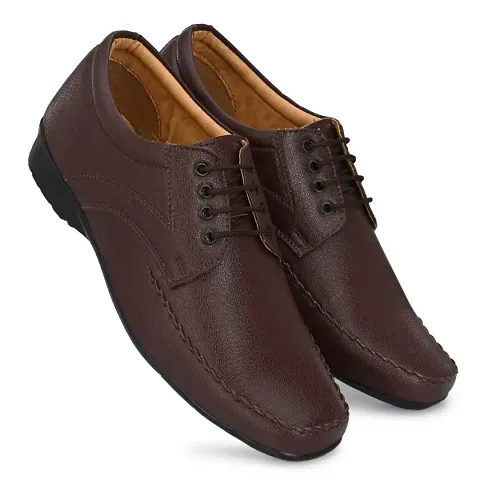 Fancy Faux Leather Derby Shoes for Men