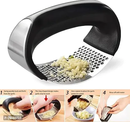 Garlic Press and Peeler Stainless Steel Masher-thumb5