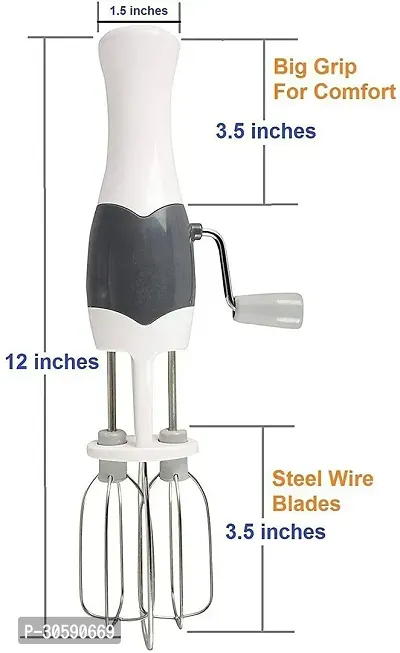 Stainless Steel Non-Electrical Hand Blender/ Manual Hand Blender-thumb5