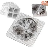 Drain Mesh Stickers Disposable Shower Drain Hair Catcher,-thumb1