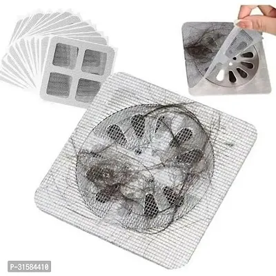 Drain Mesh Stickers Disposable Shower Drain Hair Catcher,-thumb2