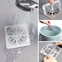 Drain Mesh Stickers Disposable Shower Drain Hair Catcher,-thumb3