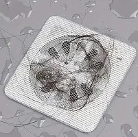 Drain Mesh Stickers Disposable Shower Drain Hair Catcher,-thumb4