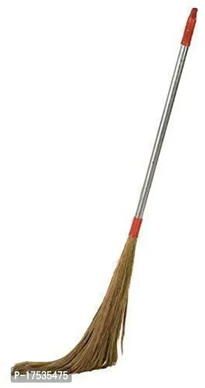 Classic Eco Friendly Soft Grass Floor Broom Stick For Floor Cleaning